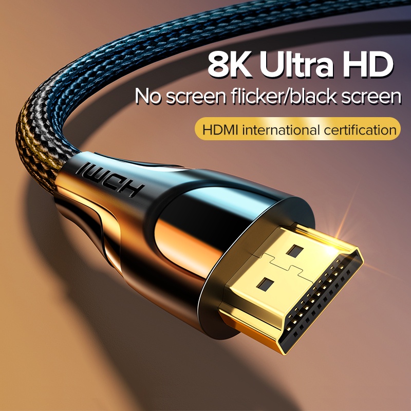 Cáp Chuyển Đổi hdmi 8k 2.1 3d Sang hdmi 60hz / 144hz Tốc Độ Cao 48gbps 3d hdr Cho hdtv ps5 / ps4 pro xbox