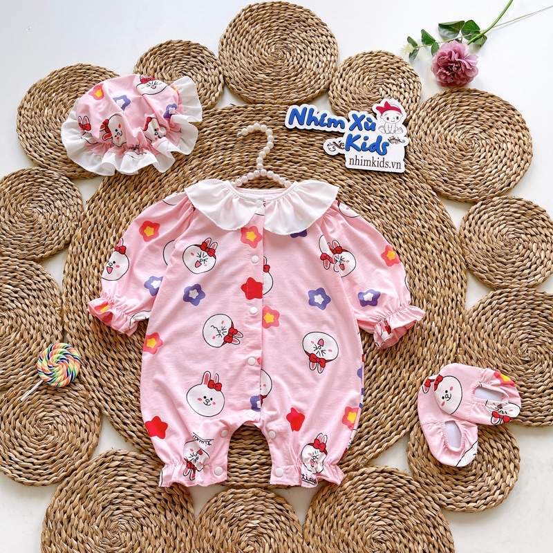 Body Cotton Lạnh Cho Bé Gái 3 Đến 12kg Co Giãn 4 Chiều