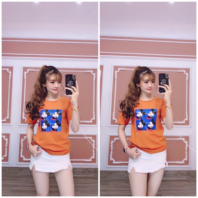 Áo thun form rộng mickey (chất dày đẹp)