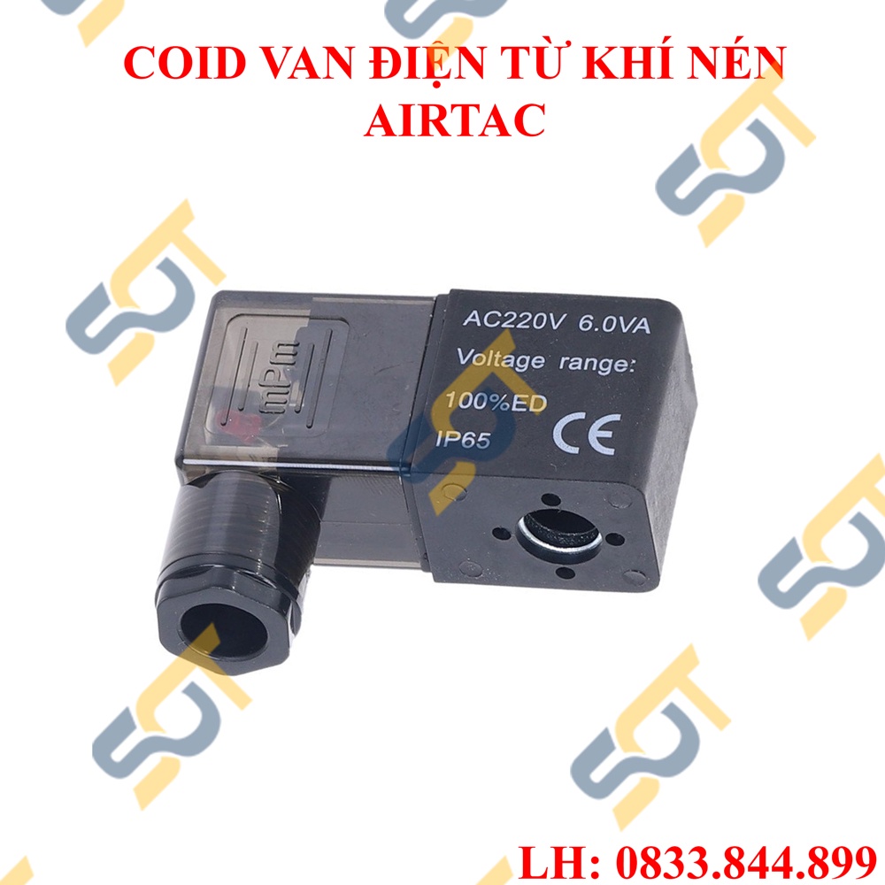 [VAN ĐIỆN TỪ] Coil van điện từ khí nén Airtac