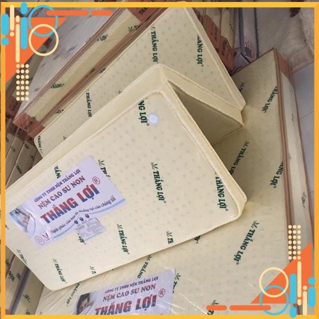 Hàng chính hãng Nệm cao su non Thắng Lợi gấp 3 size 1m6x2mx10cm (freeship TPHCM ) Bảo hành 12 năm