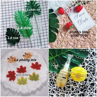 Phụ kiện chụp ảnh lá trang trí