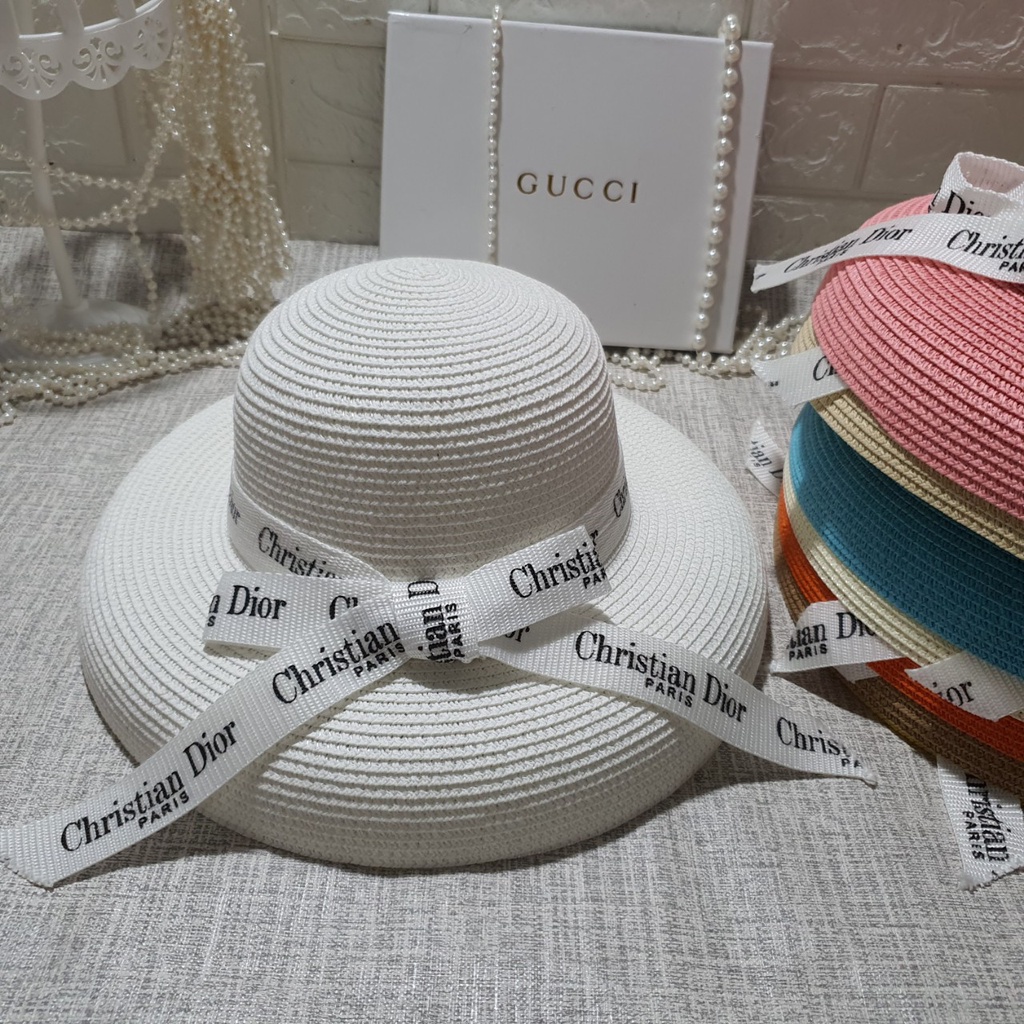 Mũ đi biển kiểu Chuông sang chảnh nơ xinh