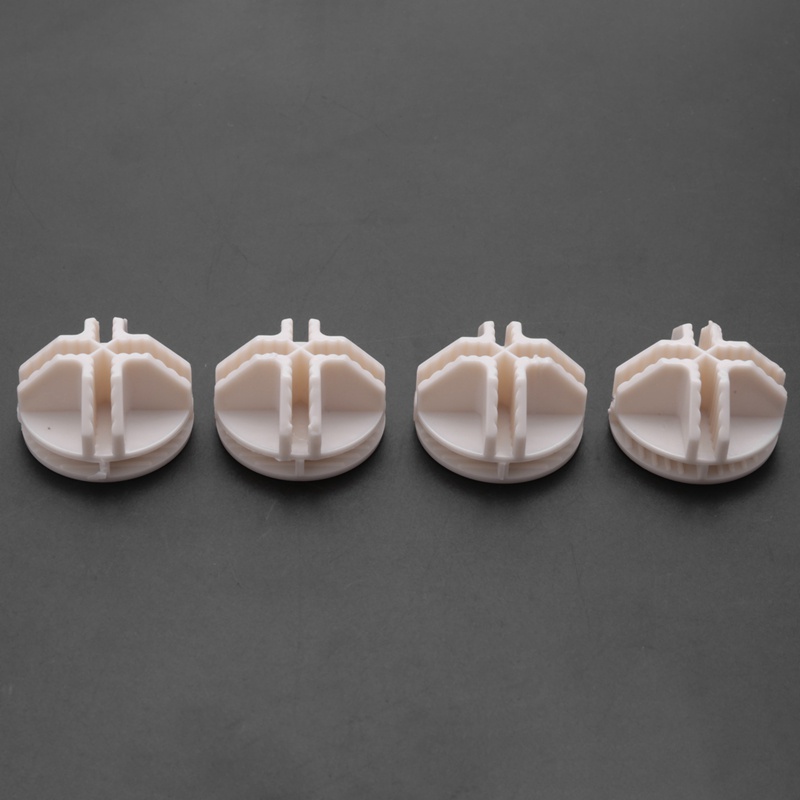 Set 20 Đầu Nối Dây Điện Hình Khối Lập Phương Bằng Abs Màu Trắng