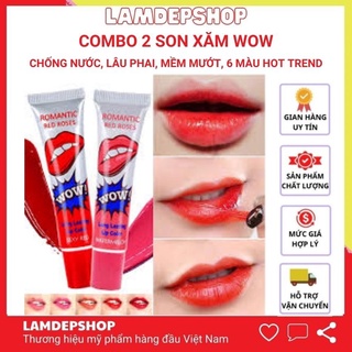 Set 2 Son Xăm Siêu Lì, Siêu Mịn, Không Trôi - LamdepShop