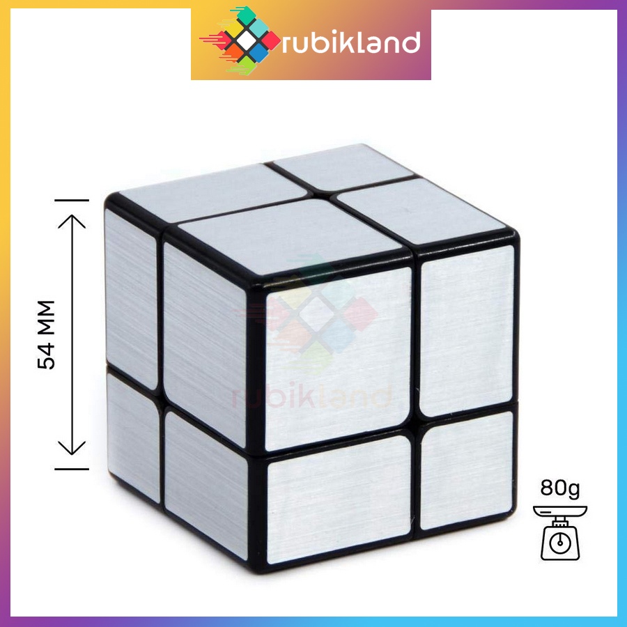 Rubik Biến Thể Rubik 2x2 Mirror Cube QiYi Khối Lập Phương Rubic Đồ Chơi Trí Tuệ Trẻ Em