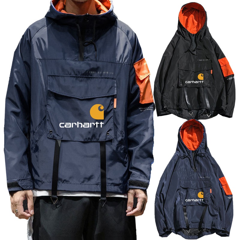 CARHARTT Áo Khoác Nam Có Nón Phong Cách Hip Hop 2021