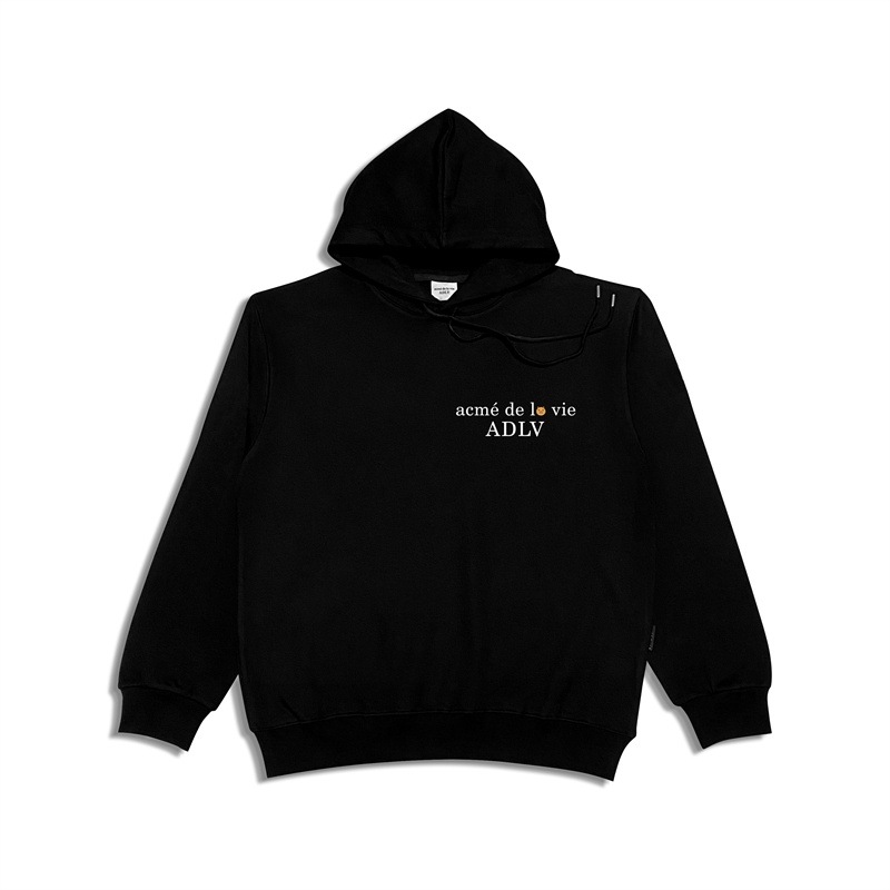 ADLV Áo hoodie dáng rộng in chữ Acme de la vie phong cách đường phố Hàn Quốc # WD03