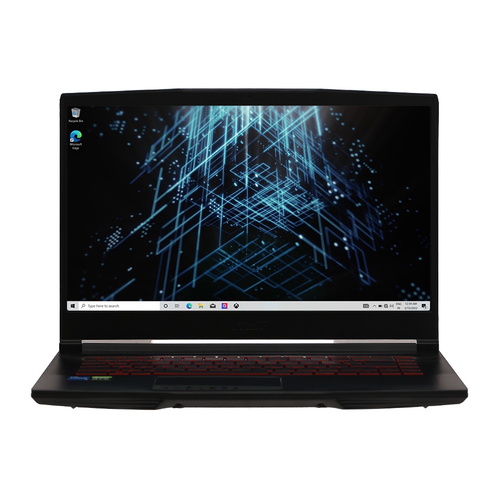 Laptop Gaming MSI GF63 Thin 11UC i5 11400H/8GB/512GB/4GB RTX3050/15.6"F/Balo/Chuột/Win10//Đen - Hàng chính hãng