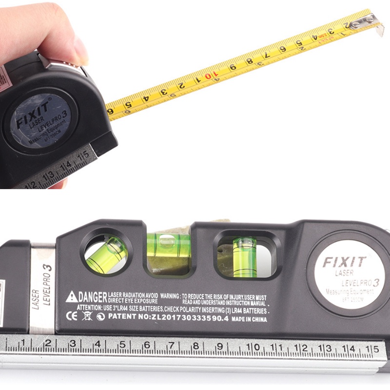 Thước Dây Laser Đa Năng 4 Trong 1 Chuẩn Xác 8ft