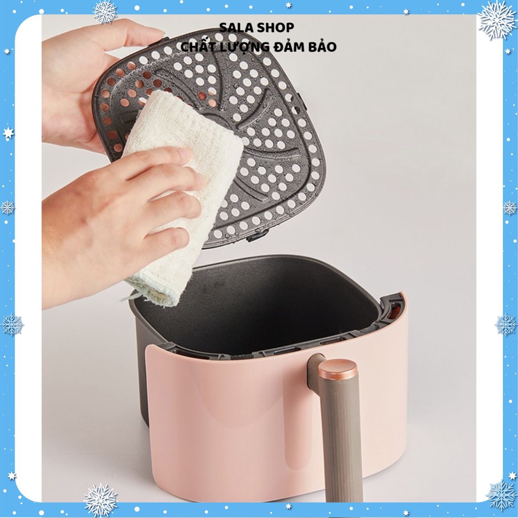 Nồi chiên không dầu Bear QZG-A14U1, 2 L, chính hãng, dùng để nướng thịt, nướng bánh mì, quay thực phẩm, nồi chiên điện