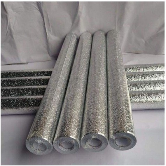 Cuộn Giấy Bạc Chống Thấm, cách nhiệt Dán Nhà Bếp, Tủ, Kệ Đa năng 50g (2M X 60CM) - (3M X 6CM), giấy bạc dán bếp