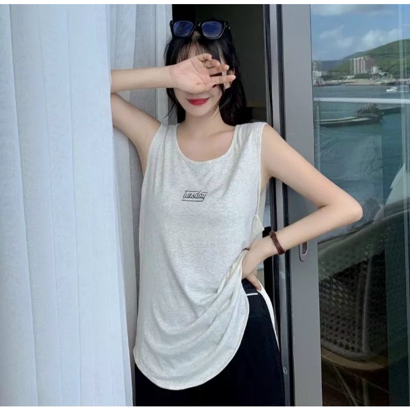 Áo ba lỗ nữ fom rộng hàng đẹp mẫu mới phong cách hàn quốc giá rẽ hot hit kiểu dáng thời trang sành điệu