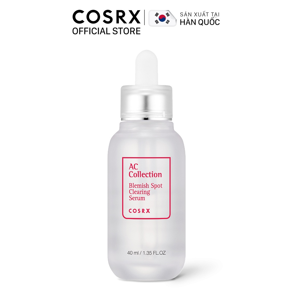 Tinh Chất Cho Da Mụn COSRX AC Collection Blemish Spot Clearing Serum 40ml [Không Hộp HSD 2/9/2022]