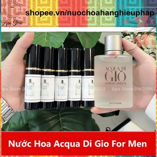 Nước Hoa Giorgio Armani Acqua Di Gio Pour Homme Chai Dung Tích 10ml