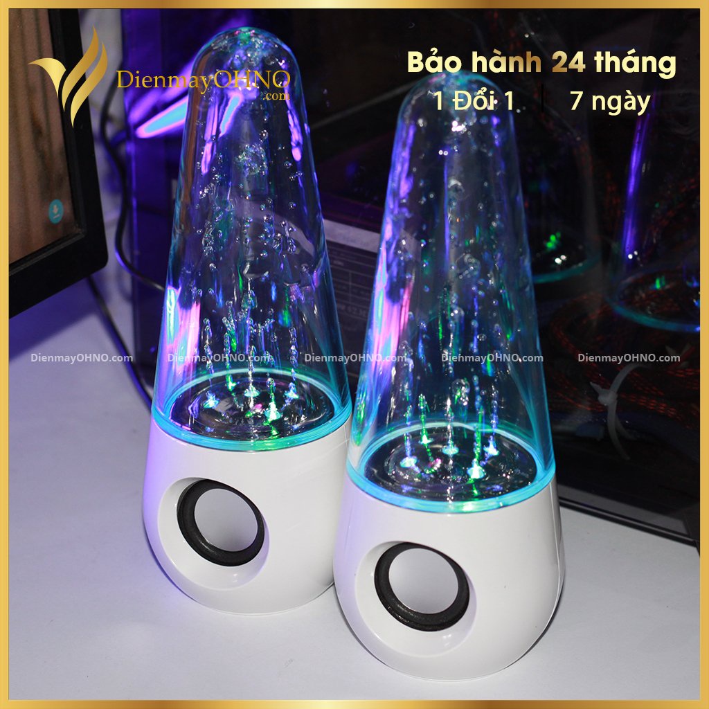 Loa nhạc phun nước 3d đèn led nháy nhảy theo nhạc OHNO Loa máy vi tính pc gaming chơi game để bàn mini led rgb