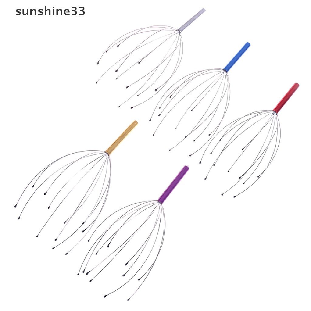 [Hàng mới về] Dụng cụ mát xa đầu và cổ hình bạch tuộc tiện lợi