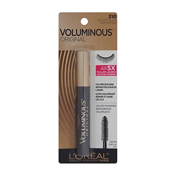 L'Oreal Paris Voluminous Original Mascara - Blackest Black 310 (Mỹ)