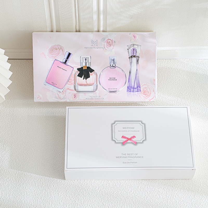 Bộ Quà Tặng Nước Hoa Nữ MERYAM FRAGRANCE Cao Câp, Combo Quà Tặng Sét 4 Chai Nước Hoa Nữ Quyến Rũ Hương Thơm Dài Lâu