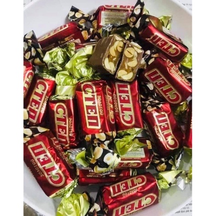 Kẹo Socola Cten Đỏ Loại Của Nga Gói 250g/500g