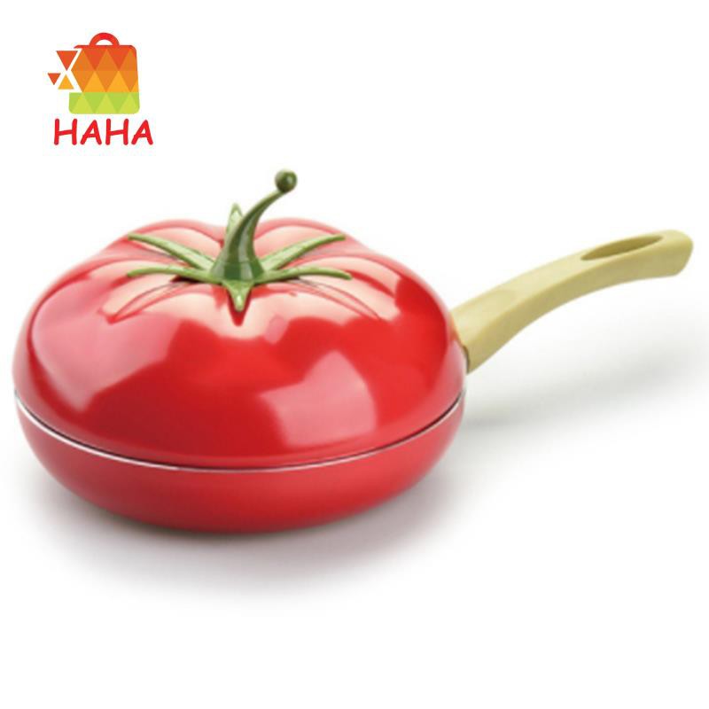 Pot Color Grill Pan Aluminum alloy Cookware Tomato Fry Pan#HAVN
