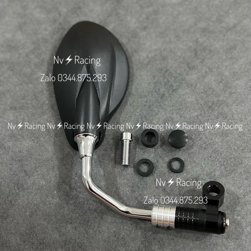 Kính kiểu Yaz chân cong inox kèm bộ xoay 360 độ loại xịn
