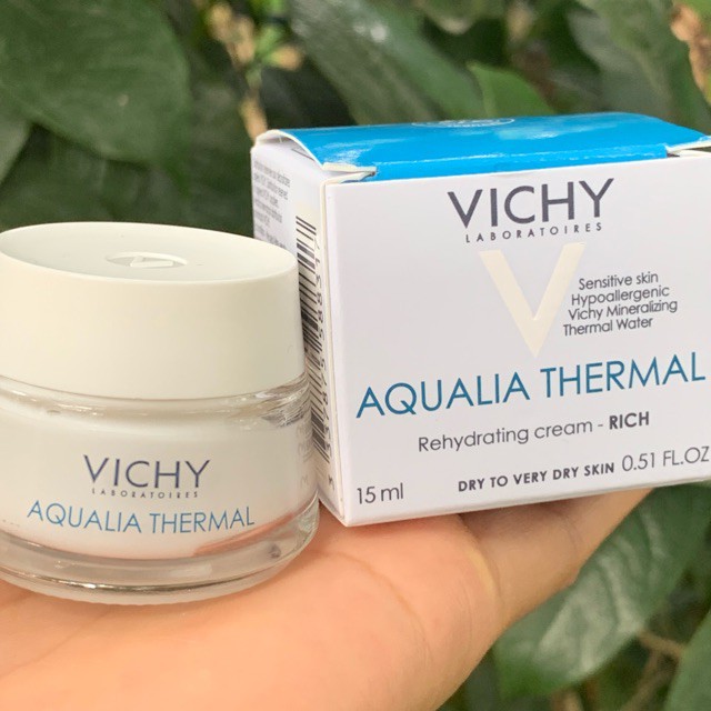 Kem Dưỡng Vichy Aqualia Thermal Rehydrating Cream 15ml