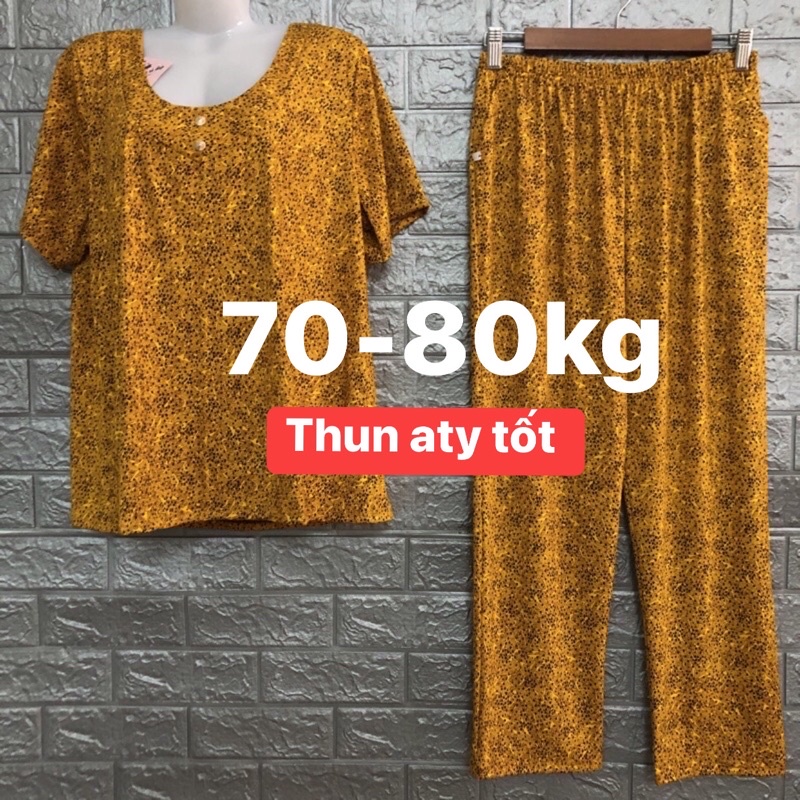 Bigsize(70-80kg) đồ bộ trung niên quần dài ❤THUN TỐT❤️