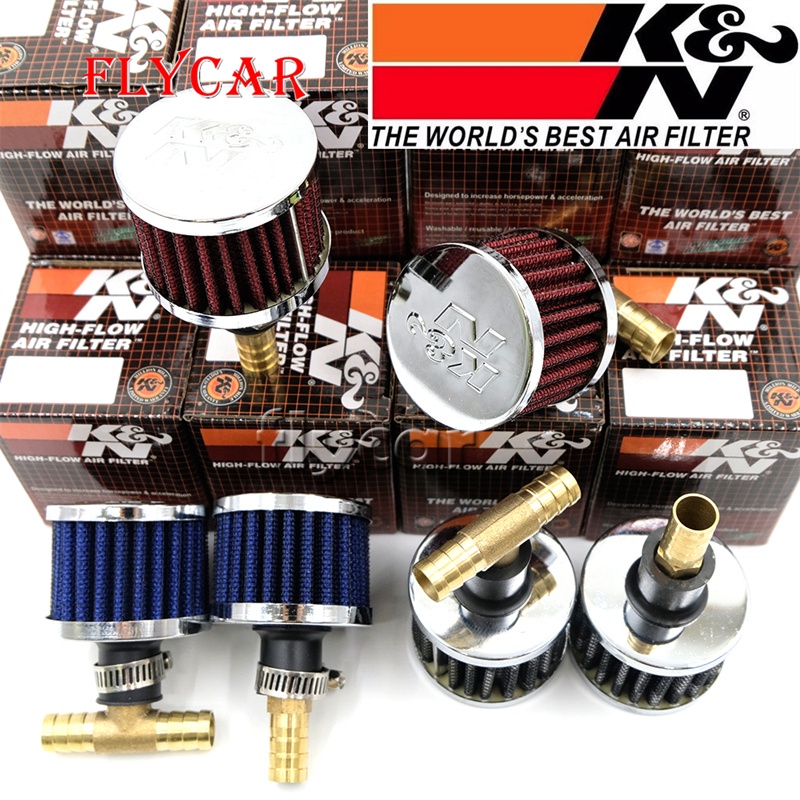 Van Lọc Khí Mini KN 12mm Cho Động Cơ Xe Hơi