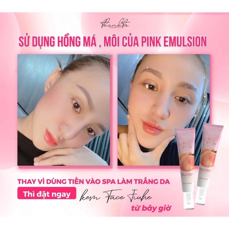 Kem dưỡng má hồng Pink Emulsion cho đôi má hồng hào nhanh chóng tuýp 10g - CO050