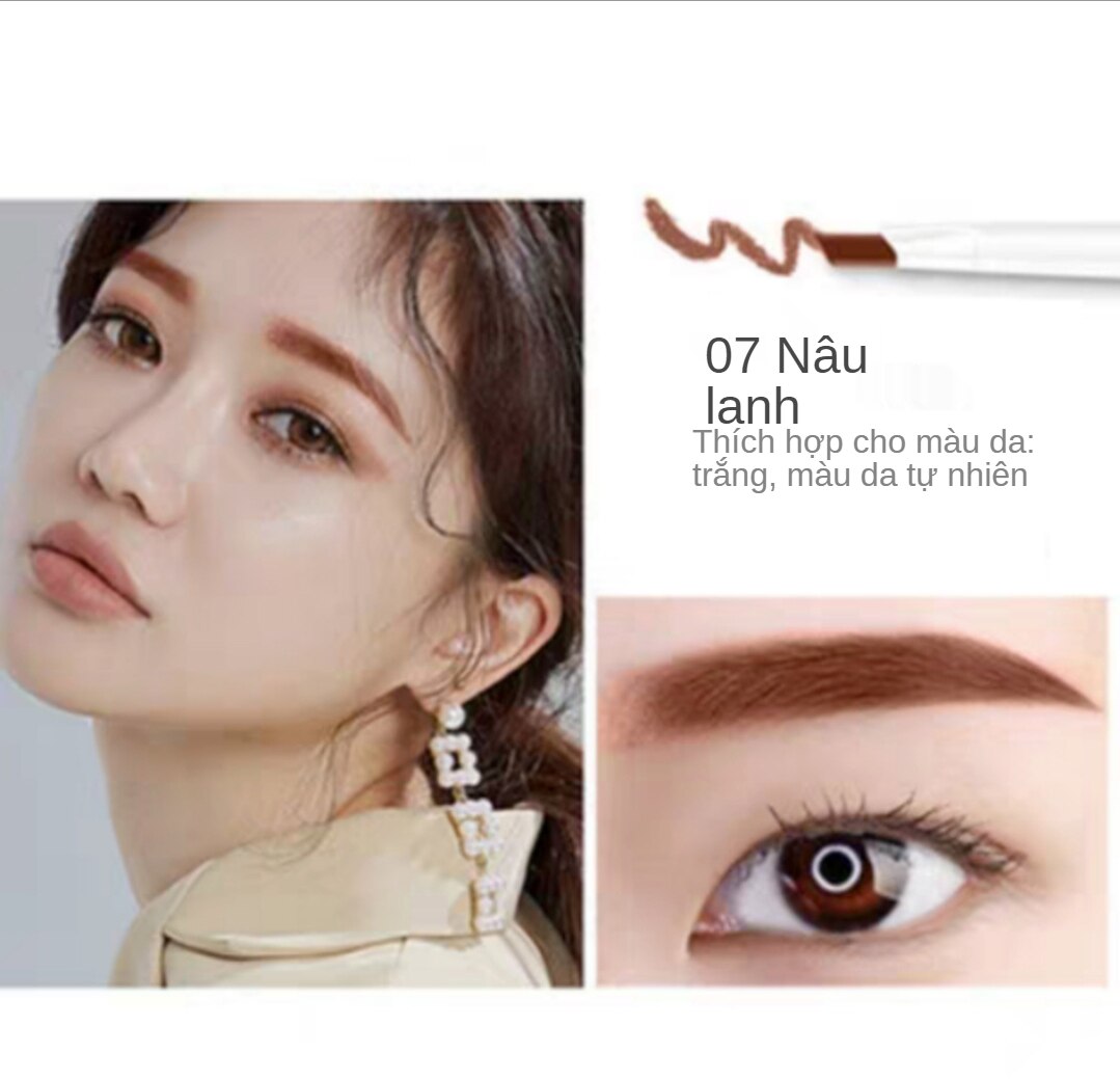 Bao bì bằng đá cẩm thạch, chì kẻ mày hai đầu, đầu mảnh, không thấm nước và không dễ phai màu, trang điểm lông mày hoang dã và mỏng manh | BigBuy360 - bigbuy360.vn