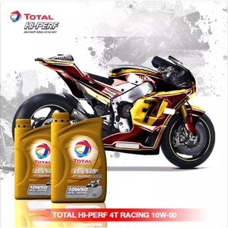 Nhớt Total Hi-Perf 4T Racing 10W40 1L