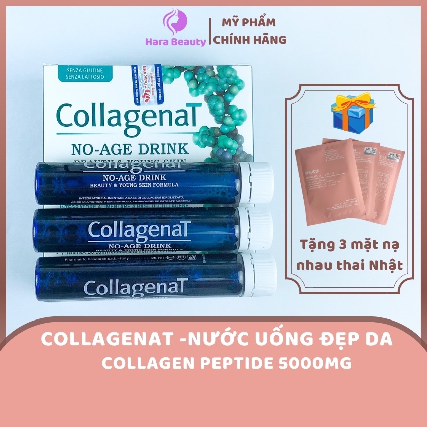 Collagenat Hara Beauty Collagen dạng nước ĐẸP DA, nước uống collagen trắng da giúp da mịn màng ngăn lão hoá