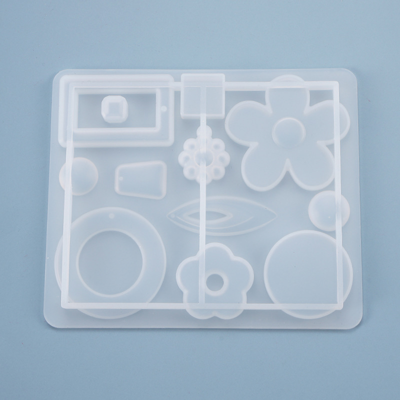 Khuôn Silicone Làm Trang Sức Hình Vuông / Bông Hoa / Tròn / Vuông