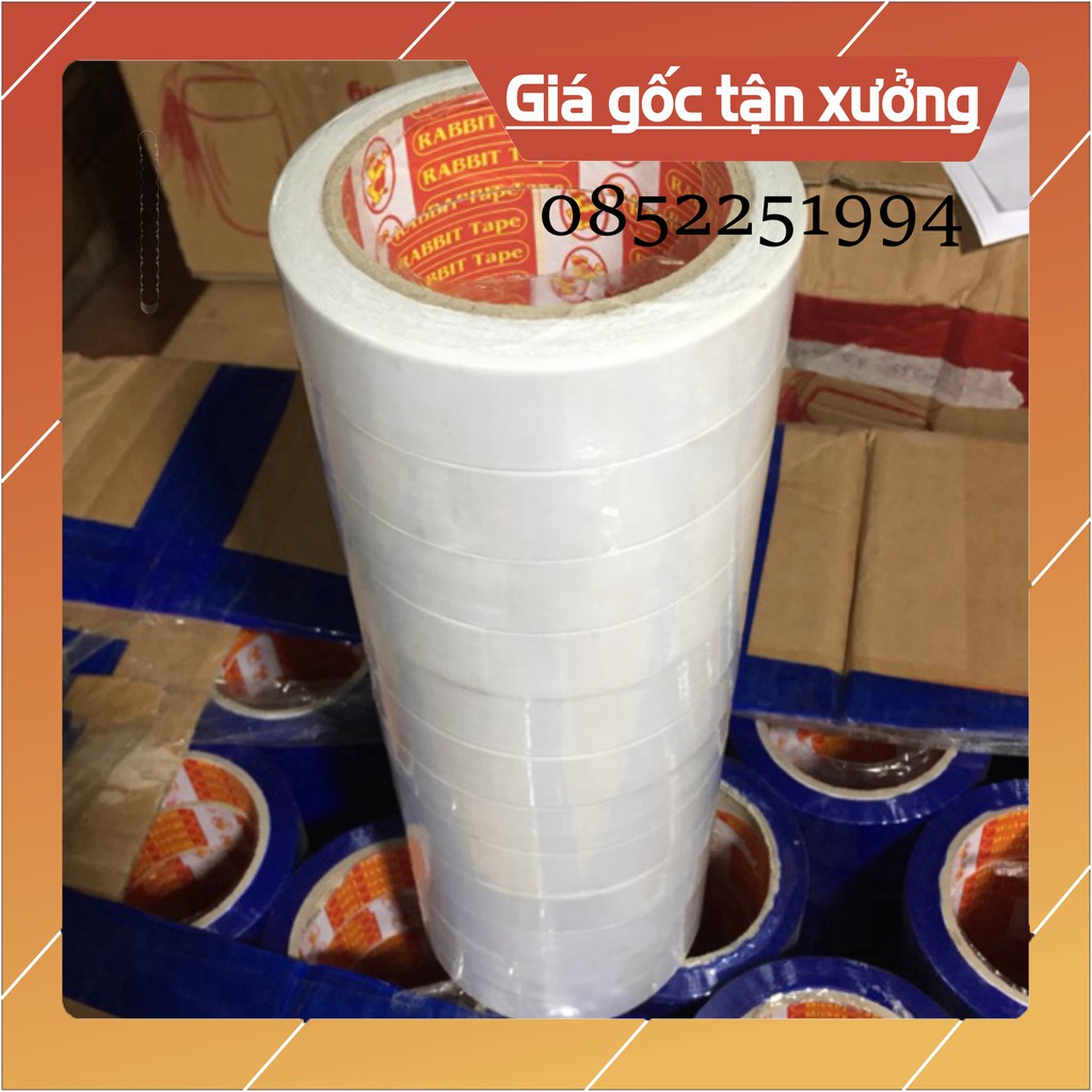 Băng dính hai mặt trắng (một lốc) (Giá tốt nhất )