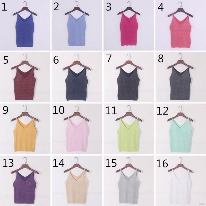 Áo ba lỗ dây kiểu đan cho nữ