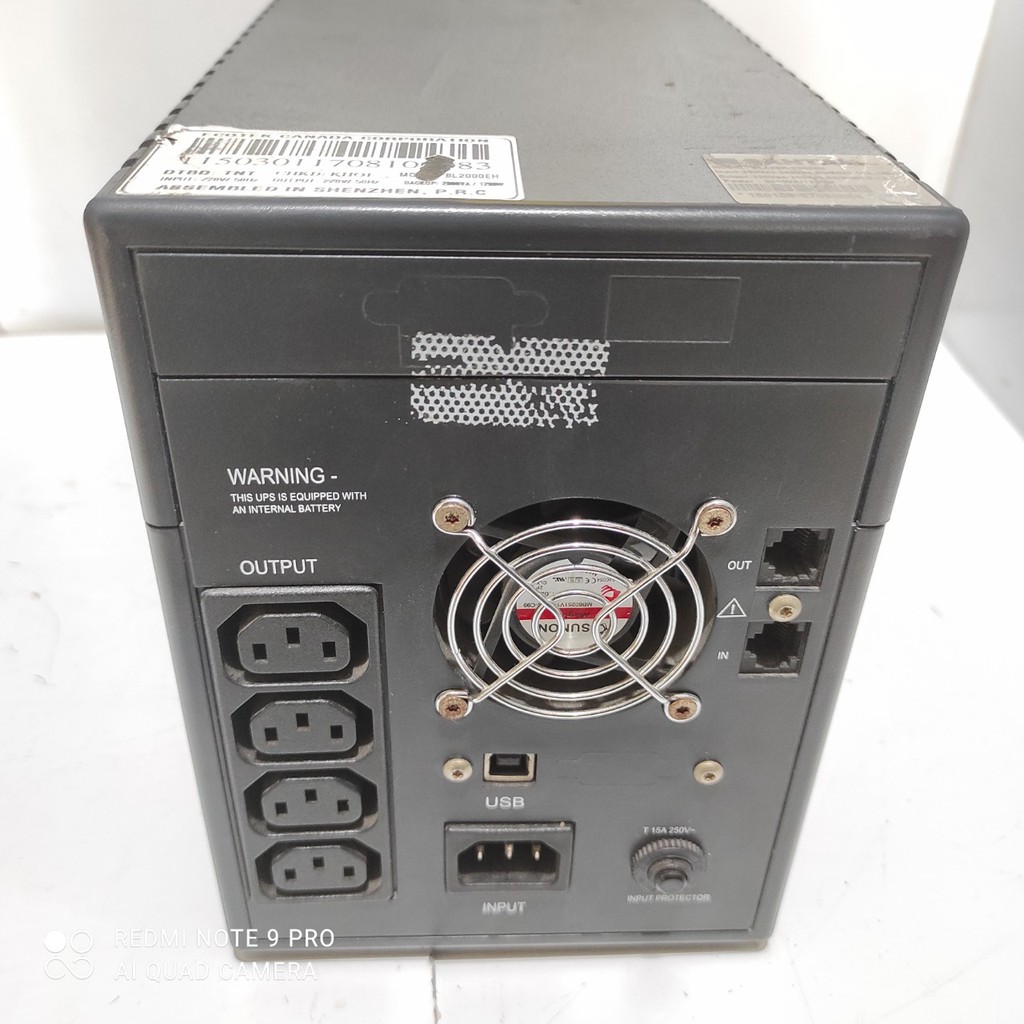 Bộ lưu điện santak Blazer 2000; lưu điện ups santak 2000va máy cũ không bao gồm ắc quy main mạch zin nguyên bản