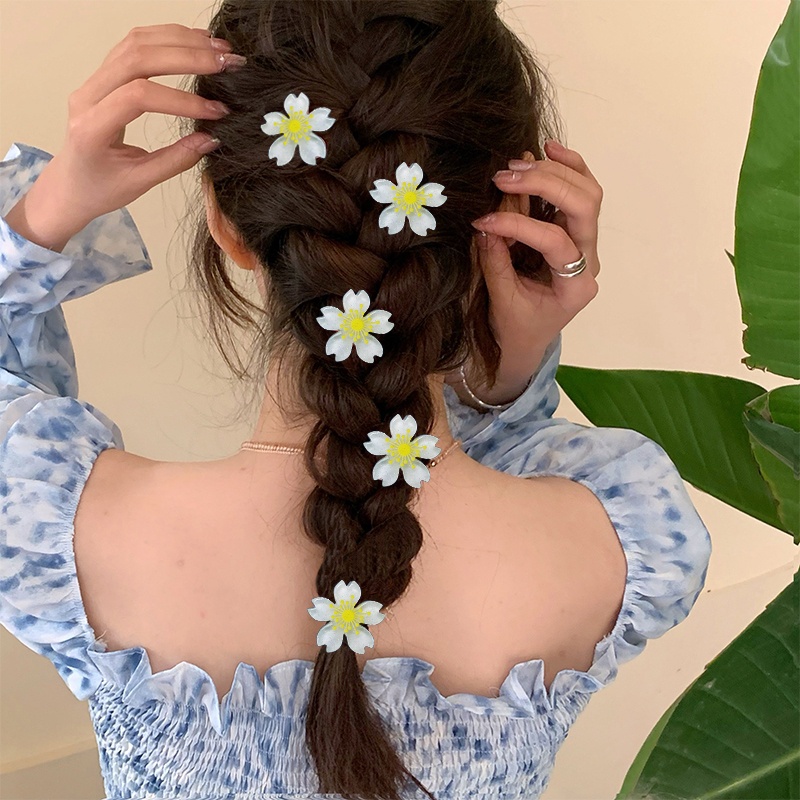 Haimeikang Set 5 kẹp tóc công chúa nhỏ màu kẹo dễ thương cho bé gái