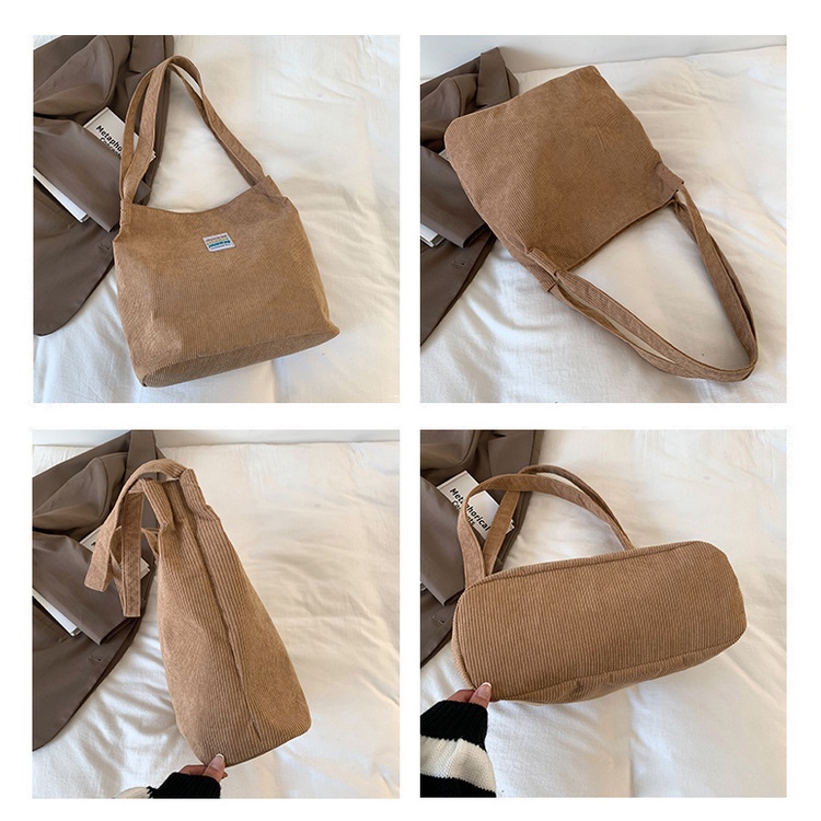 Túi Đeo Vai Vải Canvas Cỡ Lớn Thiết Kế Mới Cho Học Sinh