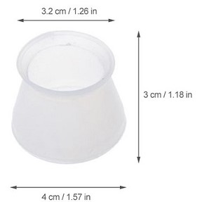 Miếng silicon bọc chân bàn ghế (set 4 cái)_Silicon Tròn Bọc Bảo Vệ Chân Bàn Ghế Dẻo Dai Bền Bỉ