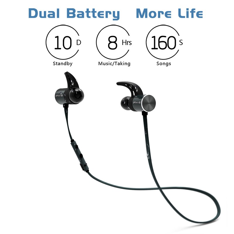 Tai nghe bluetooth không dây Plextone Sport BX343 - Chống nước hoàn hảo