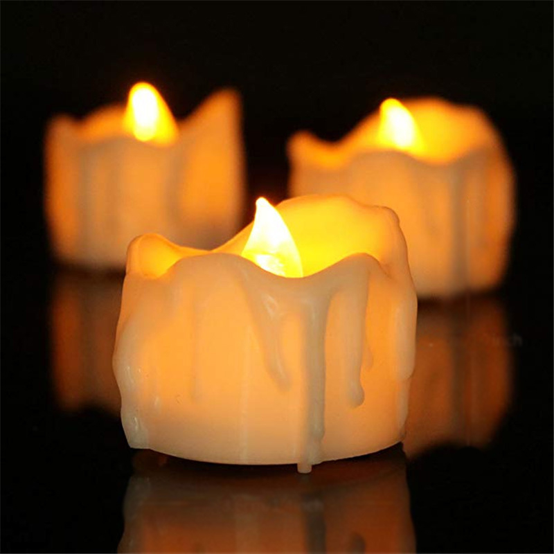 Đèn LED hình ngọn nến tăng bầu không khí lãng mạn trang trí tiệc cưới/giáng sinh tiện dụng