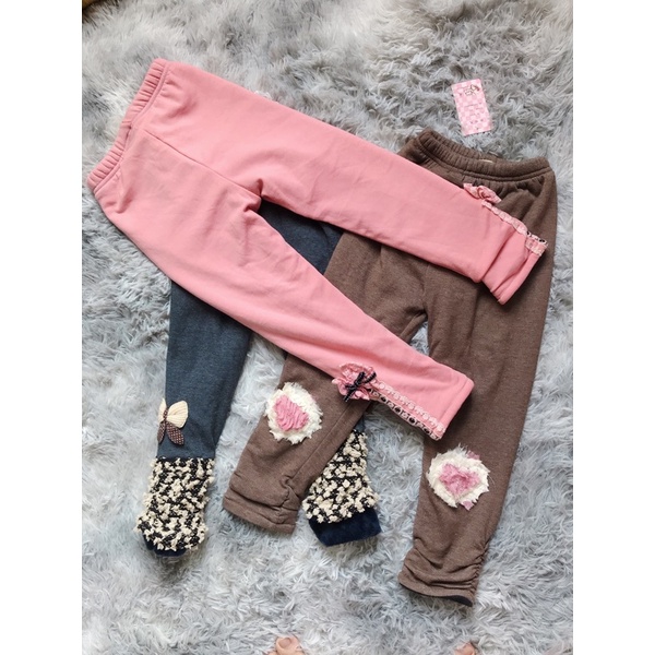 Quần legging lót lông cho bé gái