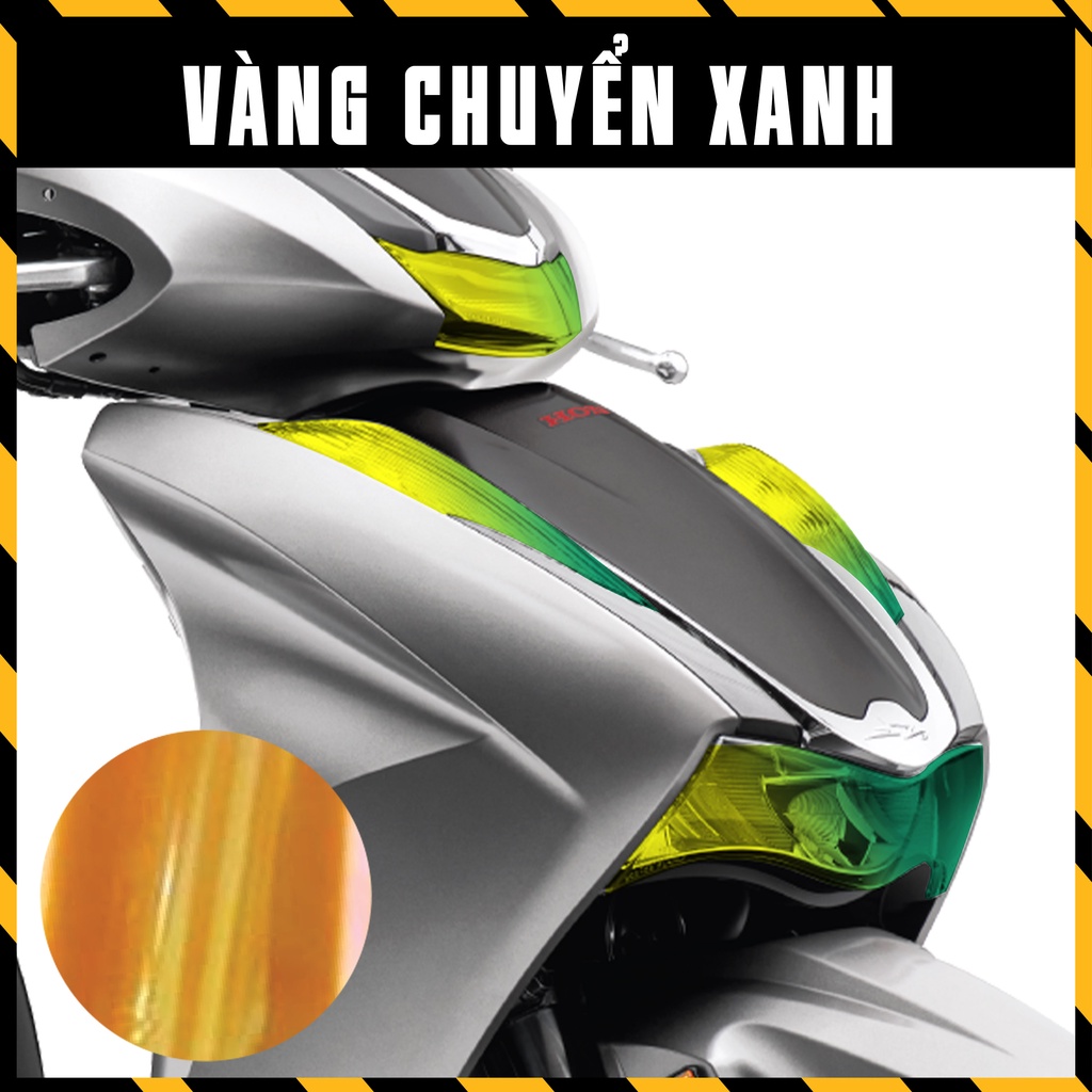 Film Titan Dán Chóa Đèn Xe SH 350i | Decal Đổi Màu Dán Đèn Pha + Xi Nhan+ Demi Đủ Màu Hồng, Trắng, Xanh, Tím, Vàng