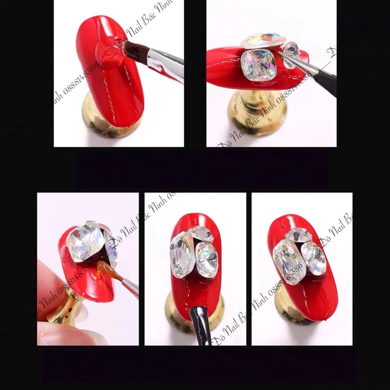 Gel Đính Đá Nail Đá Khối , Gel Gắn Đá Trang Trí Móng Siêu Bền