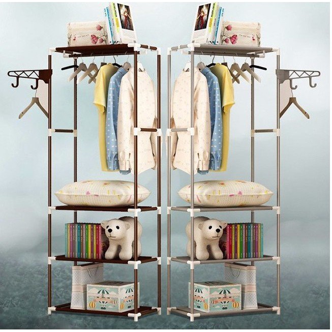 Kệ treo quần áo chữ H (shop giaysaoviet)  (GIAO MÀU NGẪU NHIÊN)