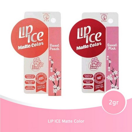 (hàng Mới Về) Son Kem Lì Thiết Kế Hình Que Kem 2 Màu Sắc Tùy Chọn 4gr | BigBuy360 - bigbuy360.vn