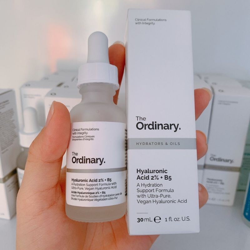 The Ordinary Hyaluronic Acid 2% + B5 , Serum The Ordinary Cấp Ẩm, Phục Hồi Da