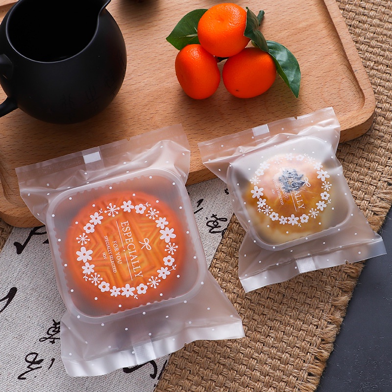 100 Túi Đựng Bánh Kẹo, Bao Bì Đựng Trà, Bánh Kẹo Họa Tiết Vòng Hoa Especially - VUA BAO BÌ