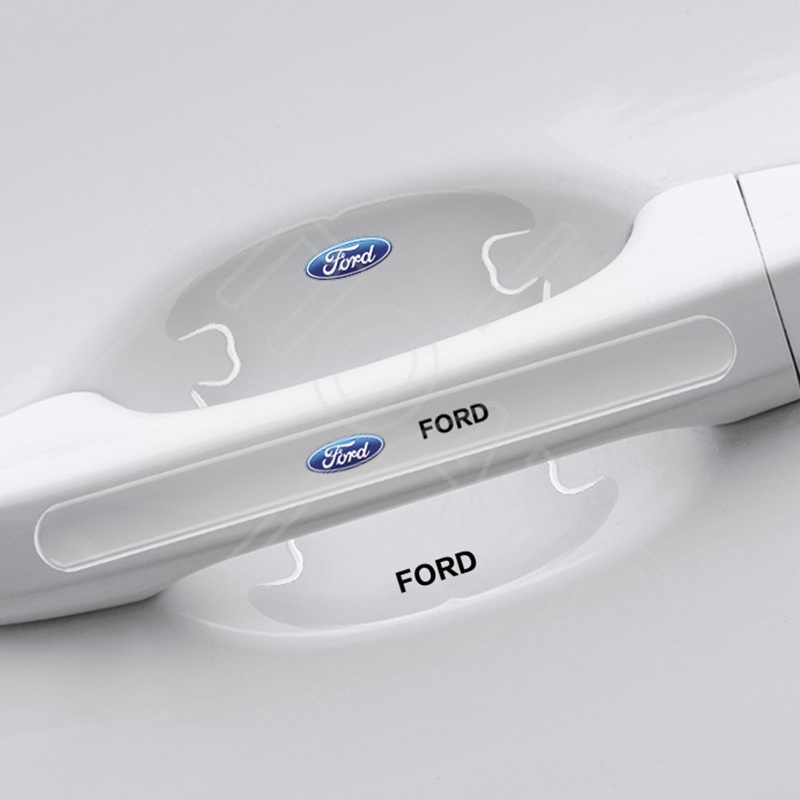 GTIOATO Trong Suốt Bộ Bảo Vệ Tay Nắm Bát Cửa ô Tô Bộ Bảo Gương Hậu Xe HơI MiếNg DáN ChốNg XưỚC Phụ Kiện Oto Cho Ford Ranger Everest Ecosport Transit Explorer